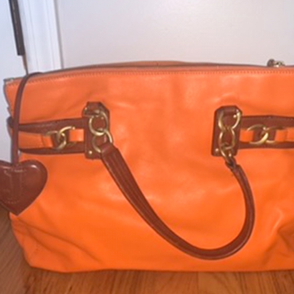 Orange Leather Juicy Couture Bag